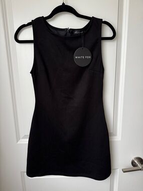 White Fox Boutique Black Sleeveless Mini Dress